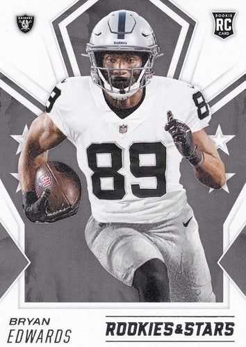 #133 Bryan Edwards - Las Vegas Raiders - 2020 Panini Rookies & Stars Football