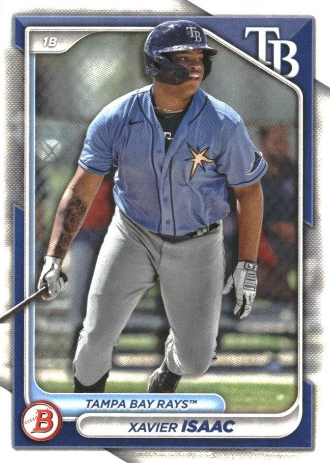 #BP-133 Xavier Isaac - Tampa Bay Rays - 2024 Bowman - Prospects Baseball