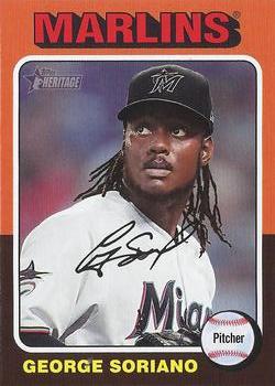 #133 George Soriano - Miami Marlins - 2024 Topps Heritage Baseball