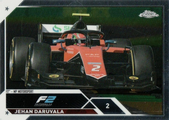#133 Jehan Daruvala - MP Motorsport F2 - 2023 Topps Chrome Formula 1 Racing