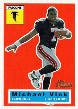 #133 Michael Vick - Atlanta Falcons - 2001 Topps Heritage Football
