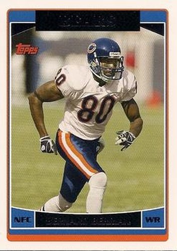 #133 Bernard Berrian - Chicago Bears - 2006 Topps Football