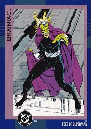 #133 Brainiac - 1993 SkyBox DC Cosmic Teams