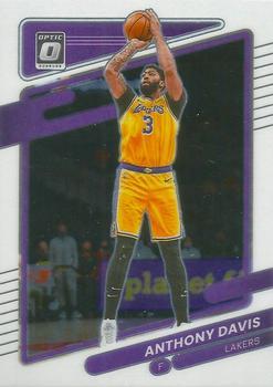 #133 Anthony Davis - Los Angeles Lakers - 2021-22 Donruss Optic Basketball