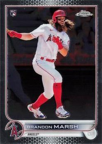 #133 Brandon Marsh - Los Angeles Angels - 2022 Topps Chrome Baseball