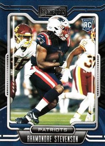 #133 Rhamondre Stevenson - New England Patriots - 2021 Panini Playbook Football