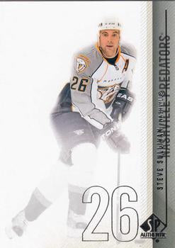#133 Steve Sullivan - Nashville Predators - 2010-11 SP Authentic Hockey