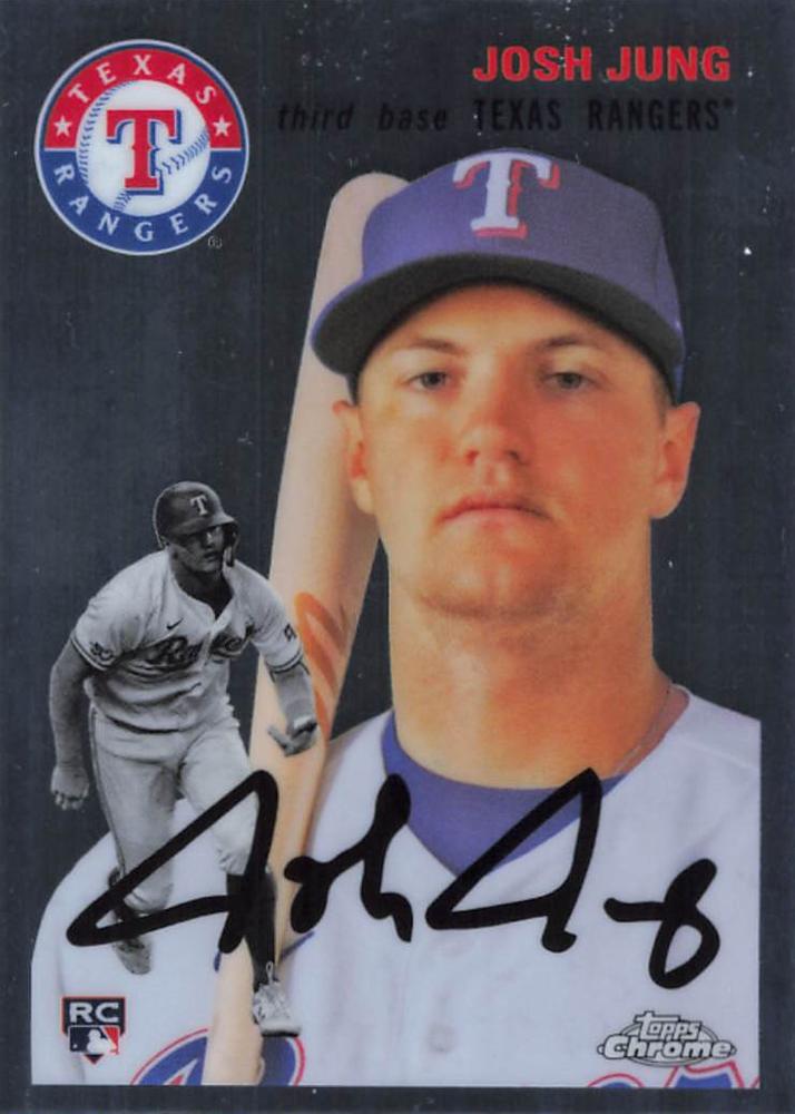 #133 Josh Jung - Texas Rangers - 2023 Topps Chrome Platinum Anniversary Baseball