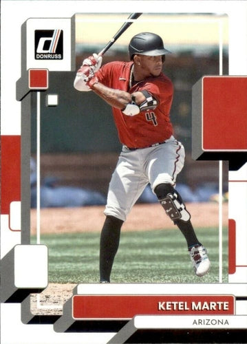 #133 Ketel Marte - Arizona Diamondbacks - 2022 Donruss Baseball