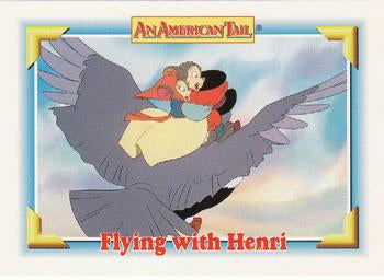 #133 Flying with Henri - 1991 Impel An American Tail: Fievel Goes West