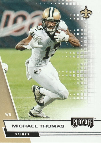 #134 Michael Thomas - New Orleans Saints - 2020 Panini Playoff Football