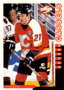 #134 Andrew Cassels - Calgary Flames - 1997-98 Score Hockey