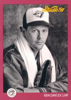 #134 Ken Dayley - Toronto Blue Jays - 1991 Studio Baseball