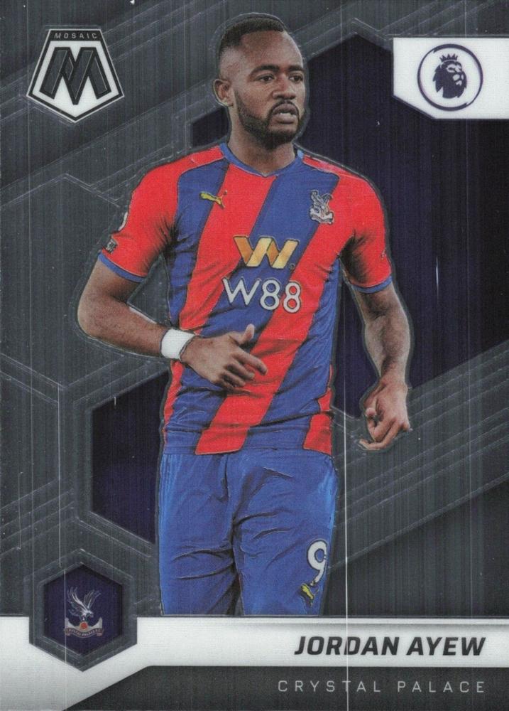#134 Jordan Ayew - Crystal Palace - 2021-22 Panini Mosaic Premier League Soccer