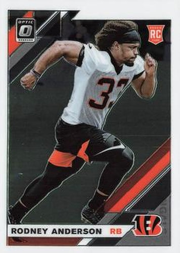 #134 Rodney Anderson - Cincinnati Bengals - 2019 Donruss Optic Football