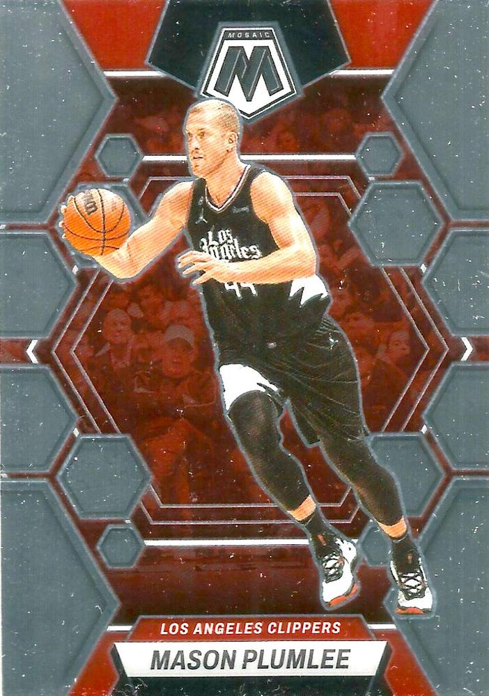 #134 Mason Plumlee - Los Angeles Clippers - 2022-23 Panini Mosaic Basketball