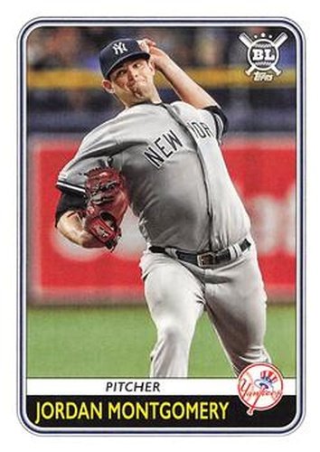 #135 Jordan Montgomery - New York Yankees - 2020 Topps Big League Baseball