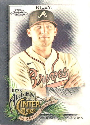 #135 Austin Riley - Atlanta Braves - 2022 Topps Allen & Ginter Chrome Baseball