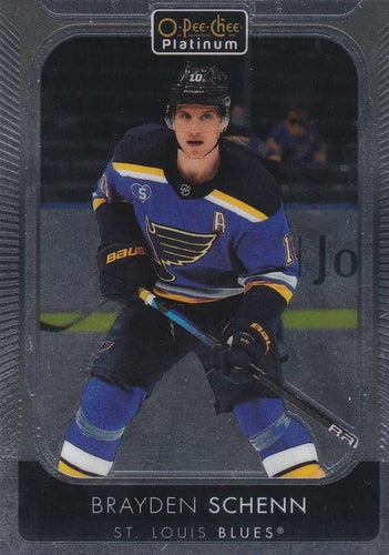 #135 Brayden Schenn - St. Louis Blues - 2021-22 O-Pee-Chee Platinum Hockey