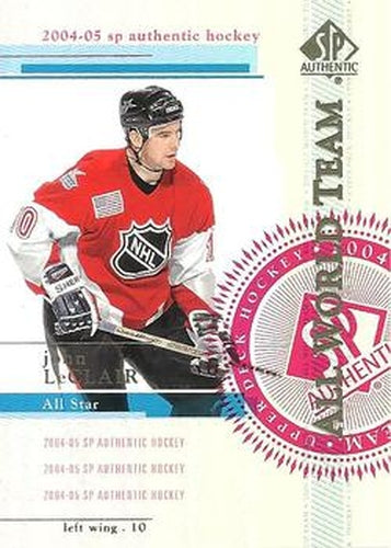#135 John LeClair - Philadelphia Flyers - 2004-05 SP Authentic Hockey