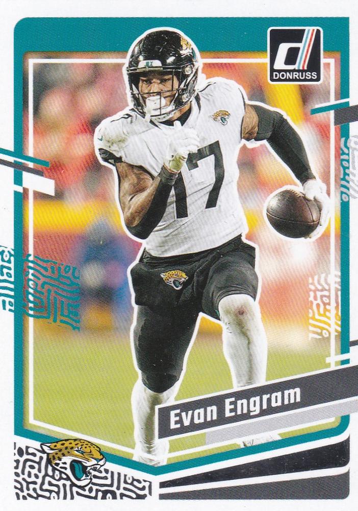 #135 Evan Engram - Jacksonville Jaguars - 2023 Donruss Football