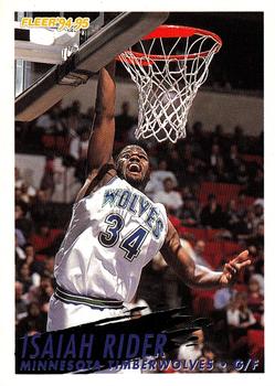#135 Isaiah Rider - Minnesota Timberwolves - 1994-95 Fleer Basketball