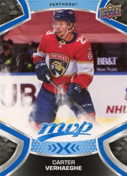 #135 Carter Verhaeghe - Florida Panthers - 2021-22 Upper Deck MVP - Blue Hockey