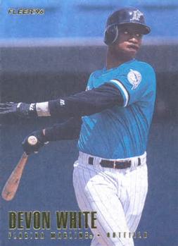 #U135 Devon White - Florida Marlins - 1996 Fleer Update Baseball