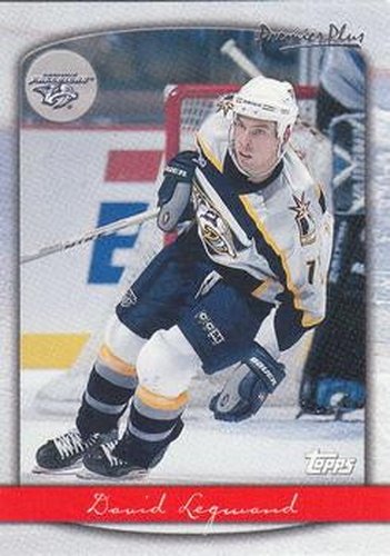 #135 David Legwand - Nashville Predators - 1999-00 Topps Premier Plus Hockey