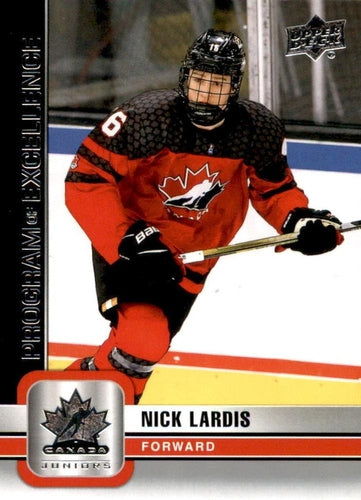 #135 Nick Lardis - Canada - 2023 Upper Deck Team Canada Juniors Hockey