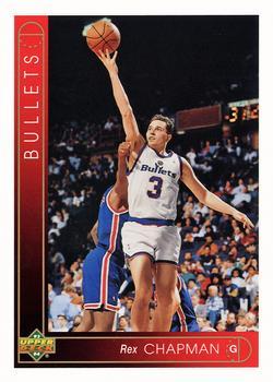 #135 Rex Chapman - Washington Bullets - 1993-94 Upper Deck Basketball