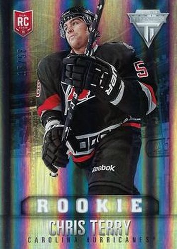#135 Chris Terry - Carolina Hurricanes - 2013-14 Panini Titanium Hockey
