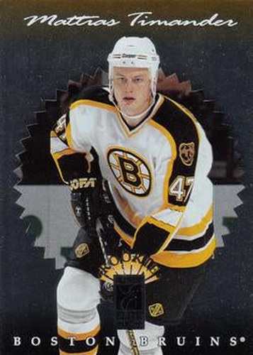 #135 Mattias Timander - Boston Bruins - 1996-97 Donruss Elite Hockey