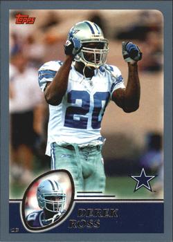 #135 Derek Ross - Dallas Cowboys - 2003 Topps Football
