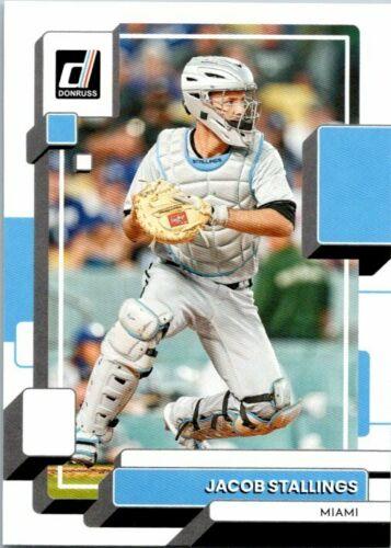 #135 Jacob Stallings - Miami Marlins - 2022 Donruss Baseball