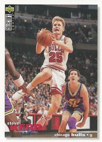 #135 Steve Kerr - Chicago Bulls - 1995-96 Collector's Choice Basketball
