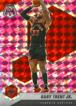 #135 Gary Trent Jr. - Toronto Raptors - 2020-21 Panini Mosaic - Mosaic Camo Pink Basketball