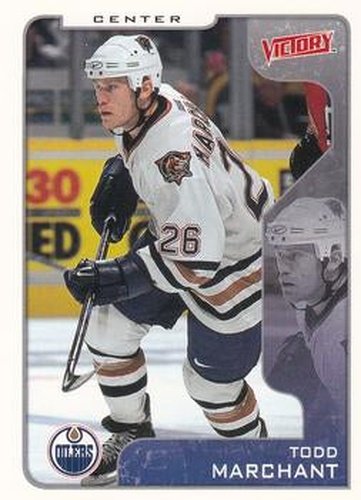 #136 Todd Marchant - Edmonton Oilers - 2001-02 Upper Deck Victory Hockey