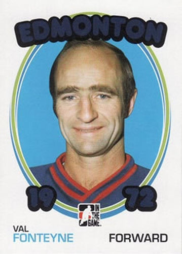 #136 Val Fonteyne - Edmonton Oilers - 2009-10 In The Game 1972 The Year In Hockey