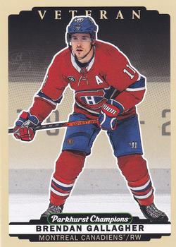 #136 Brendan Gallagher - Montreal Canadiens - 2022-23 Parkhurst Champions Hockey