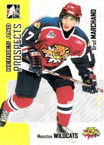#136 Brad Marchand - Moncton Wildcats - 2005-06 In The Game Heroes and Prospects Hockey