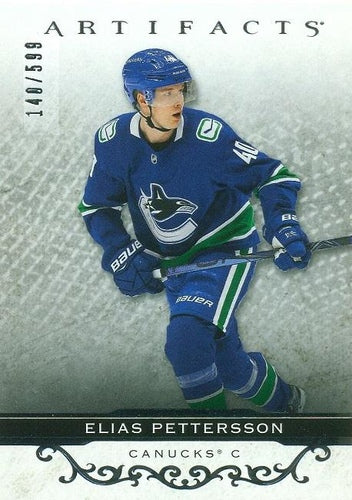 #136 Elias Pettersson - Vancouver Canucks - 2021-22 Upper Deck Artifacts Hockey