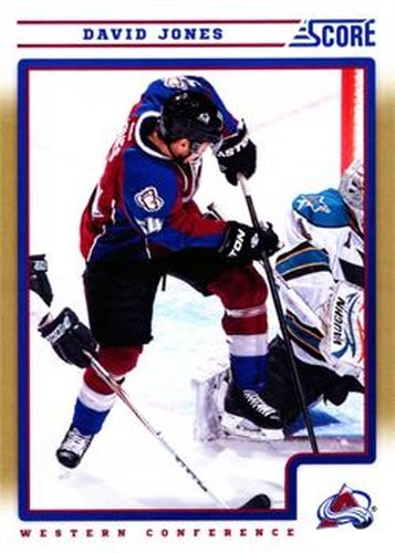 #136 David Jones - Colorado Avalanche - 2012-13 Score - Gold Rush Hockey