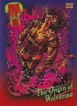 #136 The Origin of Wolverine - 1993 SkyBox Marvel Universe