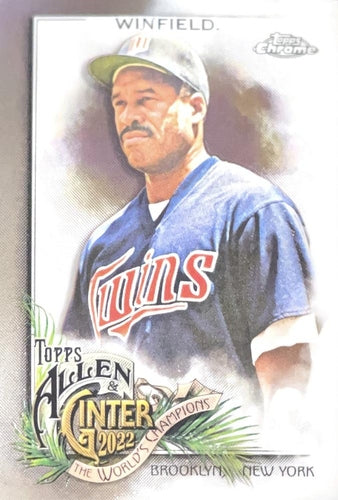 #136 Dave Winfield - Minnesota Twins - 2022 Topps Allen & Ginter Chrome Baseball