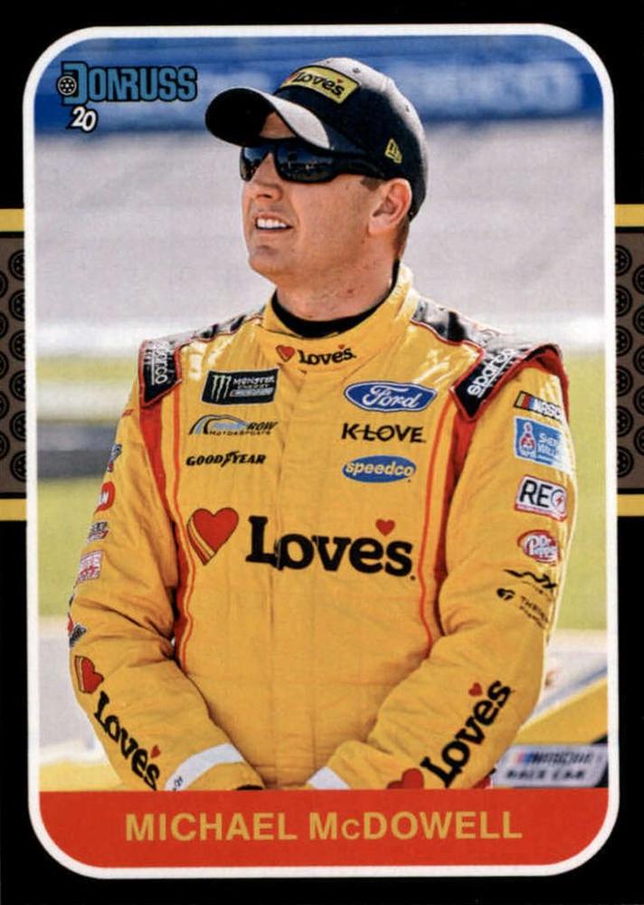 #136 Michael McDowell - Front Row Motorsports - 2020 Donruss Racing