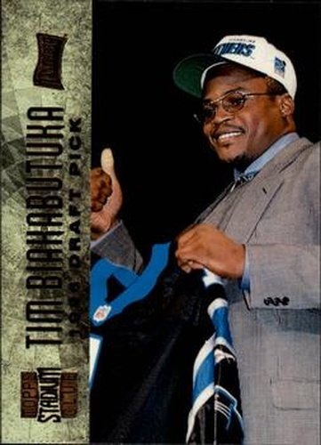 #136 Tim Biakabutuka - Carolina Panthers - 1996 Stadium Club Football