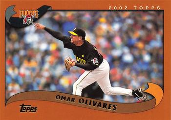 #136 Omar Olivares - Pittsburgh Pirates - 2002 Topps Baseball