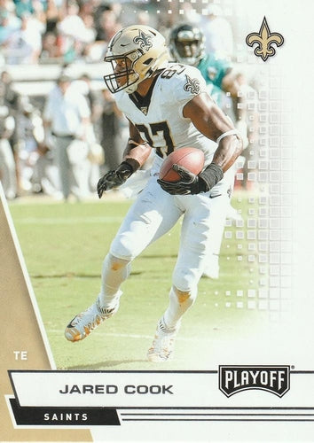 #136 Jared Cook - New Orleans Saints - 2020 Panini Playoff Football