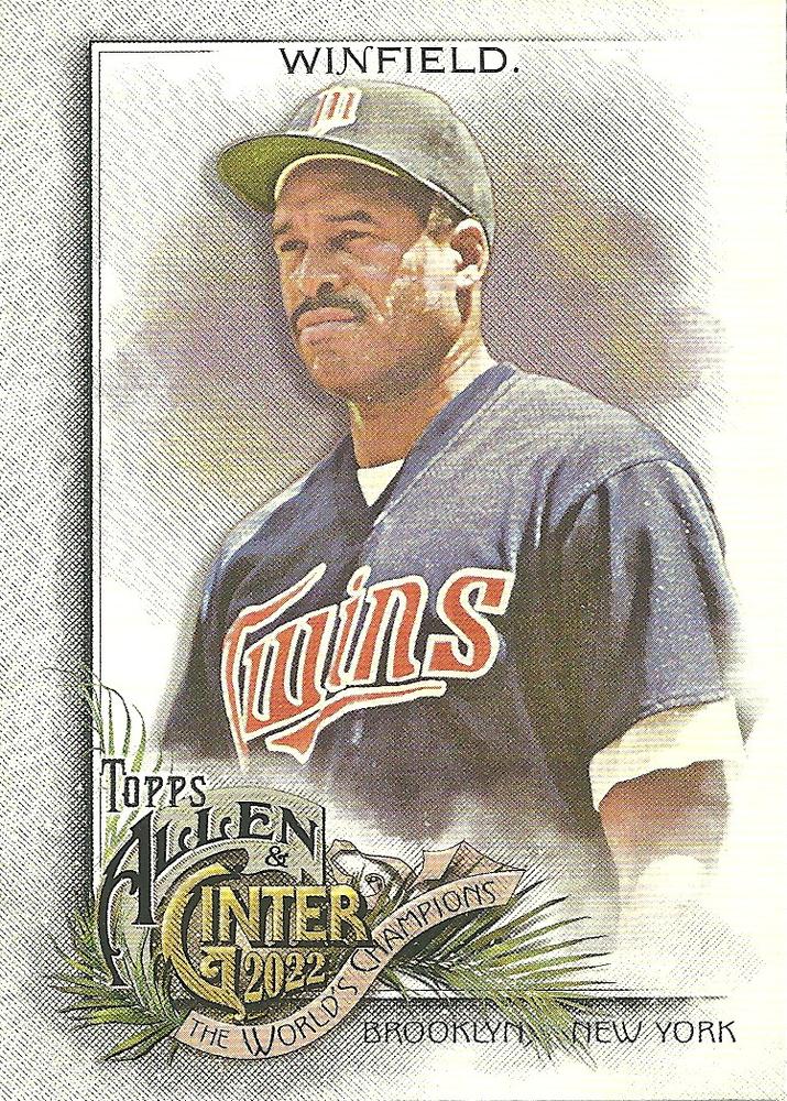 #136 Dave Winfield - Minnesota Twins - 2022 Topps Allen & Ginter Baseball
